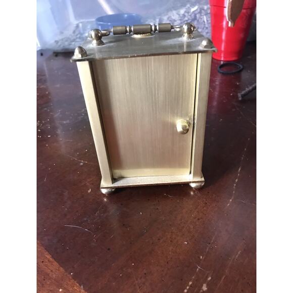 Belden and Blake Carriage Clock German Made Quartz Oilfield See Pic Description - Picture 3 of 6